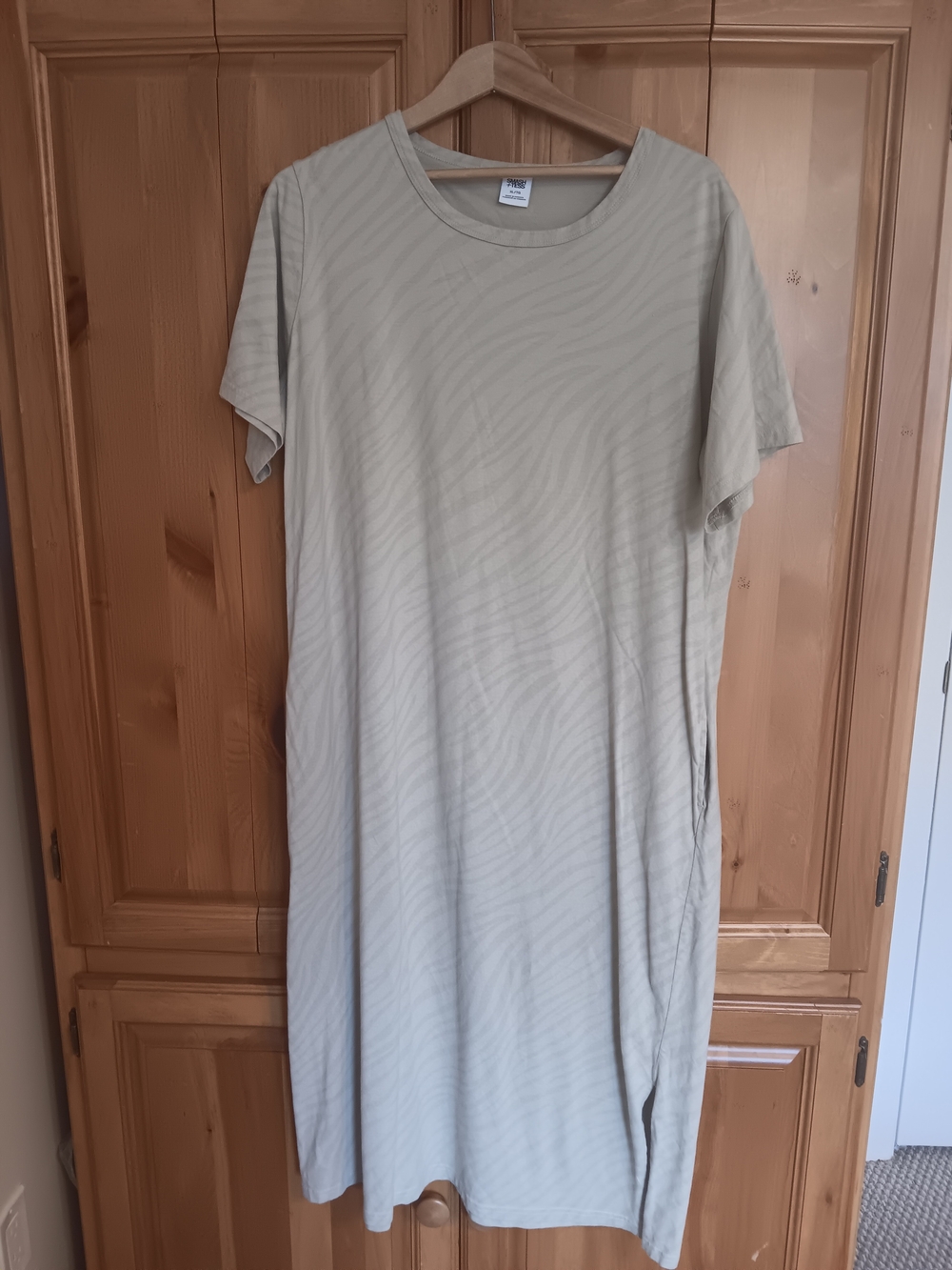 Smash + Tess everday t-shirt dress in Sahara tiger print
